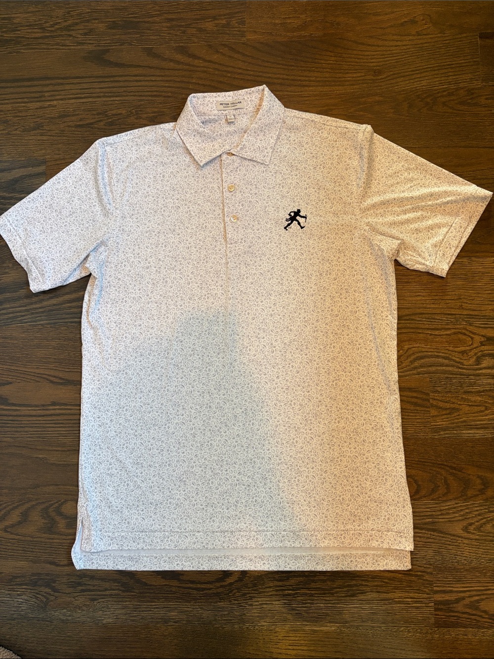 Peter Millar Wake Forest Micro-Print Short Sleeve Polo